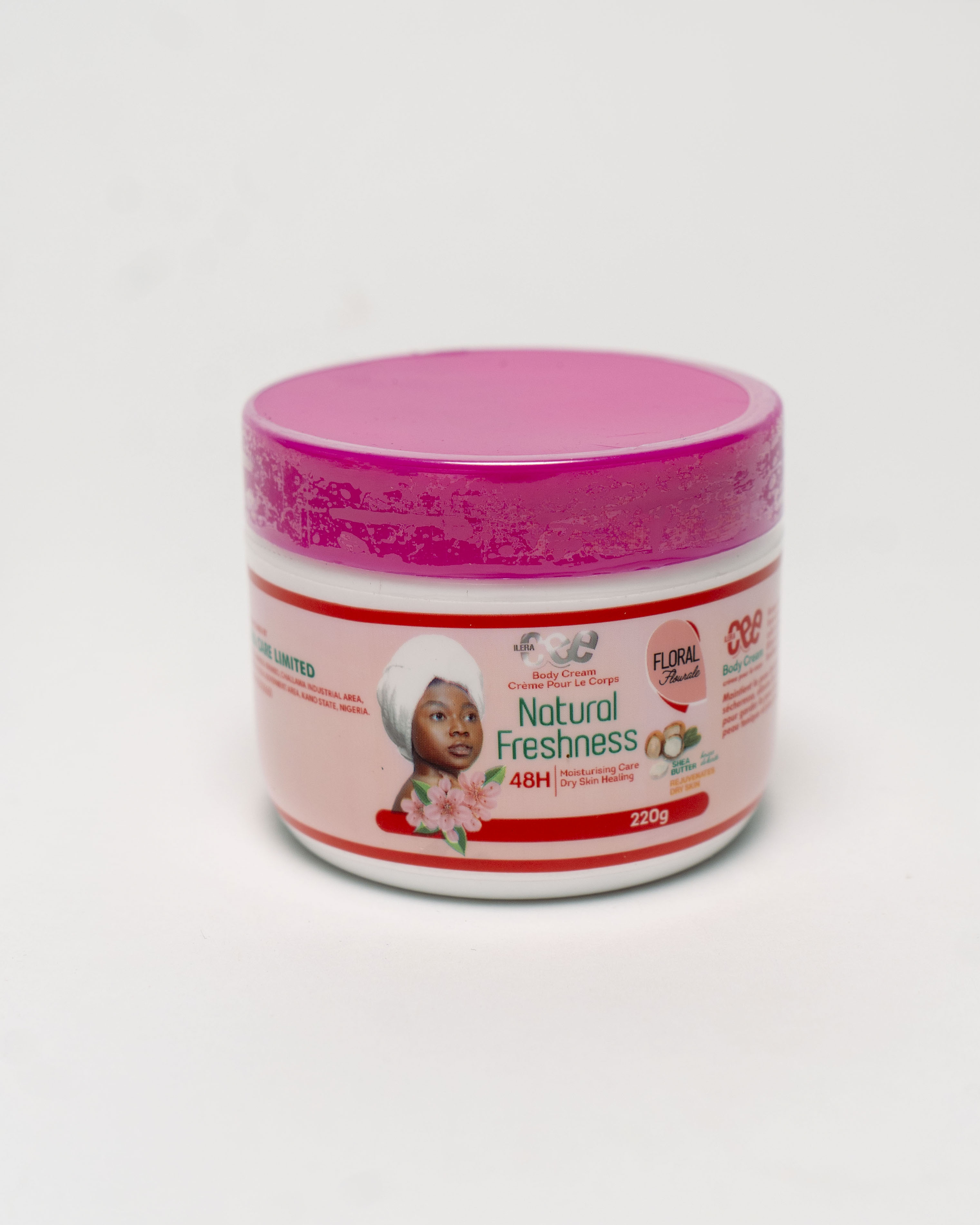 Cee Body Cream Natural Freshness Floral variant - 48H moisturizing care, 220g
