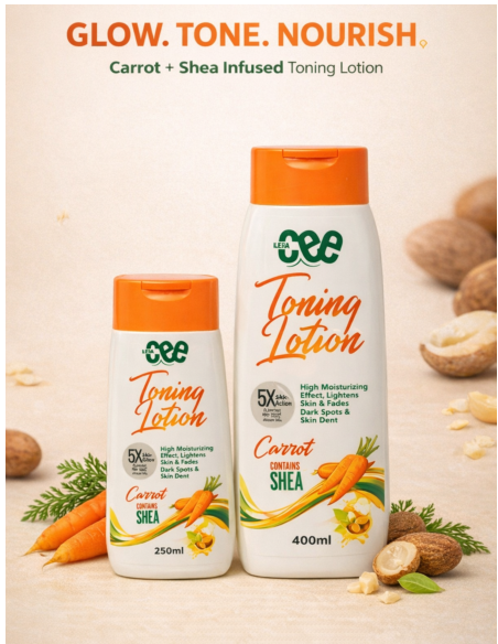 Cee Toning Lotion Carrot + Shea Collection