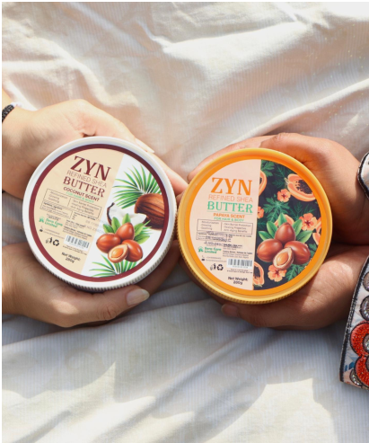 Zyn Shea Butter Collection - Coconut and Papaya scents